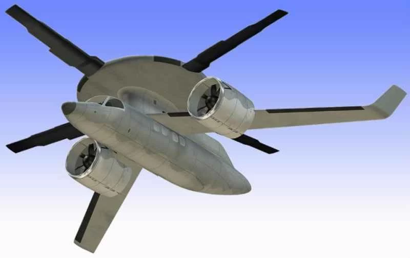 ビデオ: DARPAとボーイングのディスクローター格納式ブレード・ヘリプレーン