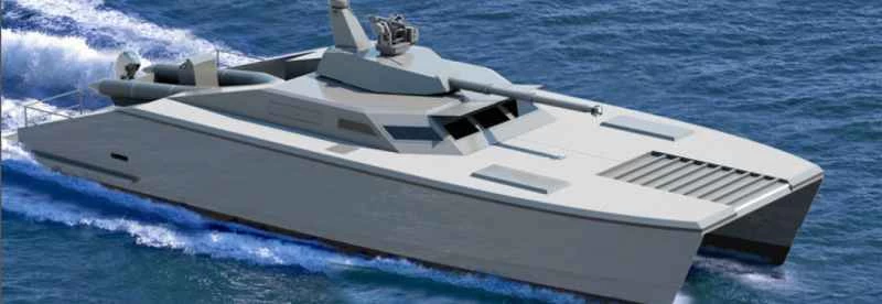 戦車の砲塔が軽ボートを強力な戦闘機に変える