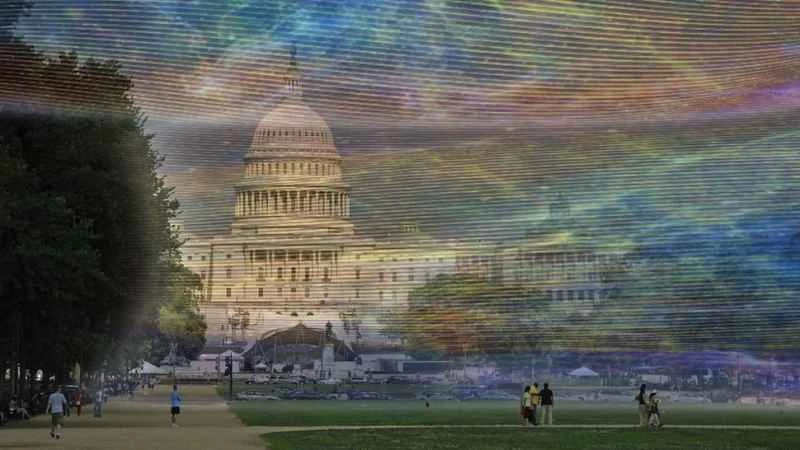 Wi-Fi がもし目に見えるとしたら、こんな感じになるかもしれません