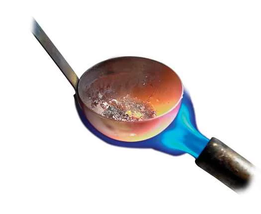 加熱したアイロン