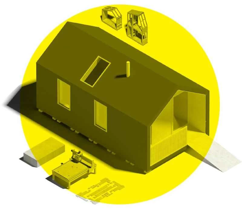 1日で家を印刷したい人たちに会う