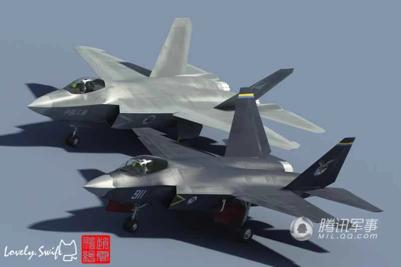 中国のJ-31ステルス戦闘機、改良型試作機が完成、将来は空母に搭載される可能性も