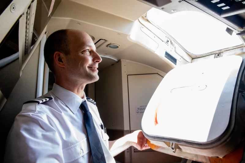 747のコックピット