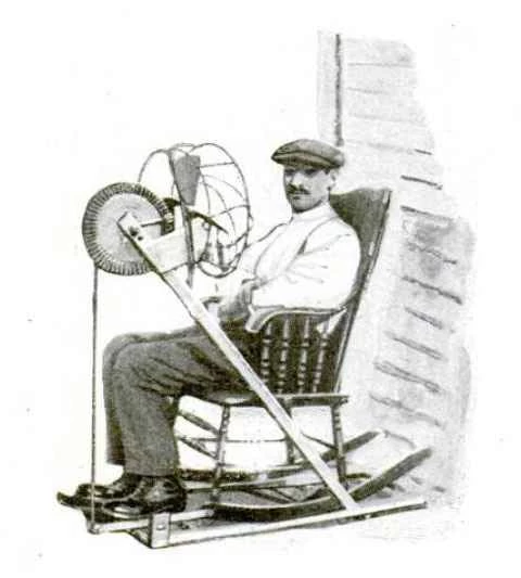 ロッキングチェアファン:1921年6月