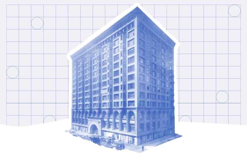 シカゴ証券取引所の図