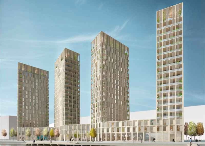 木と接着剤で建てられた超高層ビルが増加中