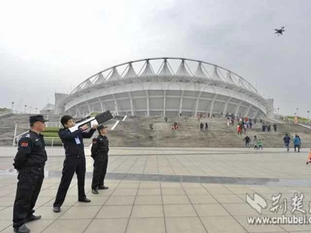 中国のドローン妨害銃