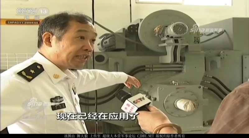 馬衛明少将 中国電気推進