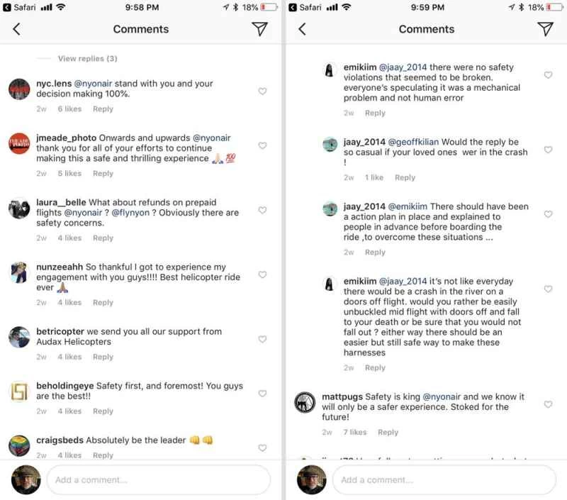 flynyonのInstagramコメントへの返信