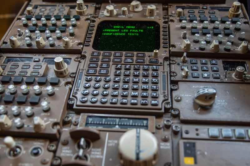 747のコックピット