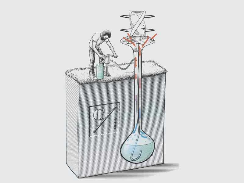 この装置は空気から水を引き出すかもしれないが、期待したほどではない