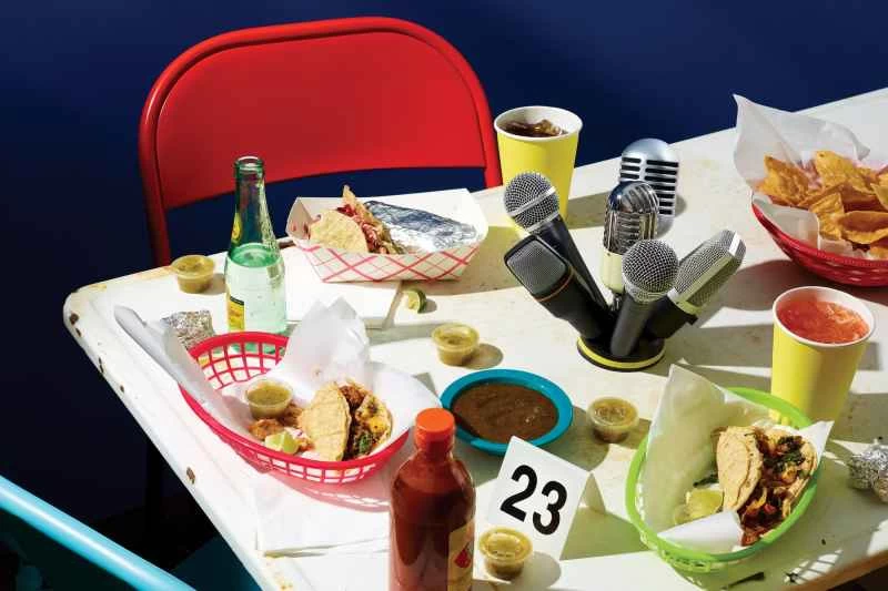 夕食のテーブル