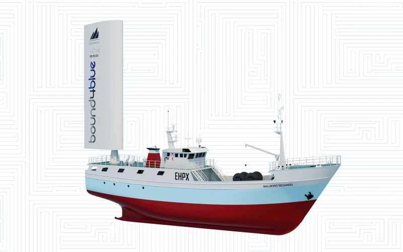 Bound4Blueによる船舶用リジッドウィングセイルシステム