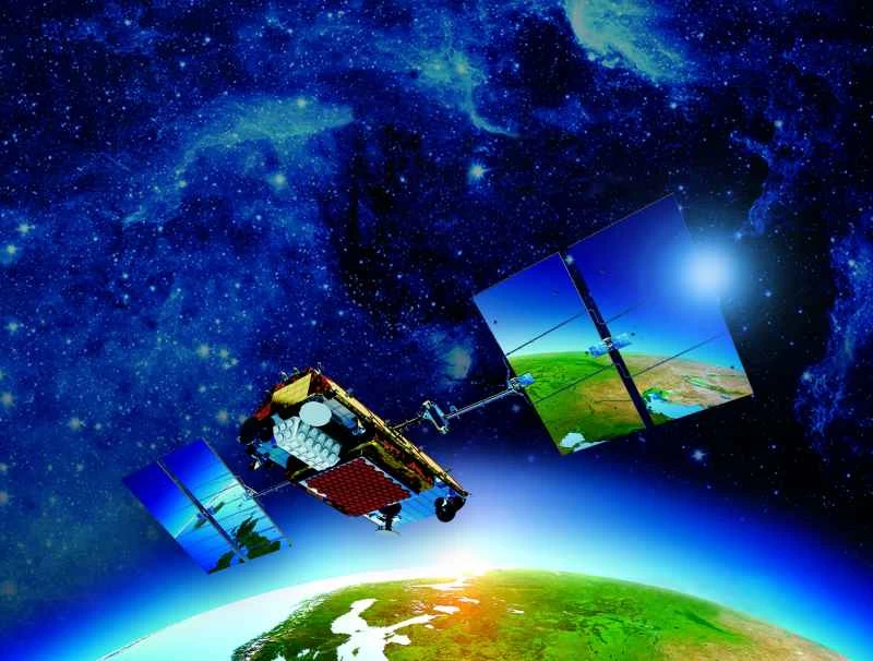 地球周回軌道上のイリジウム衛星